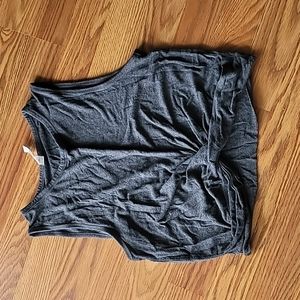 Alo Yoga Gray Crop Top